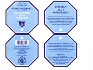 official label blue mountain certificate from C I L